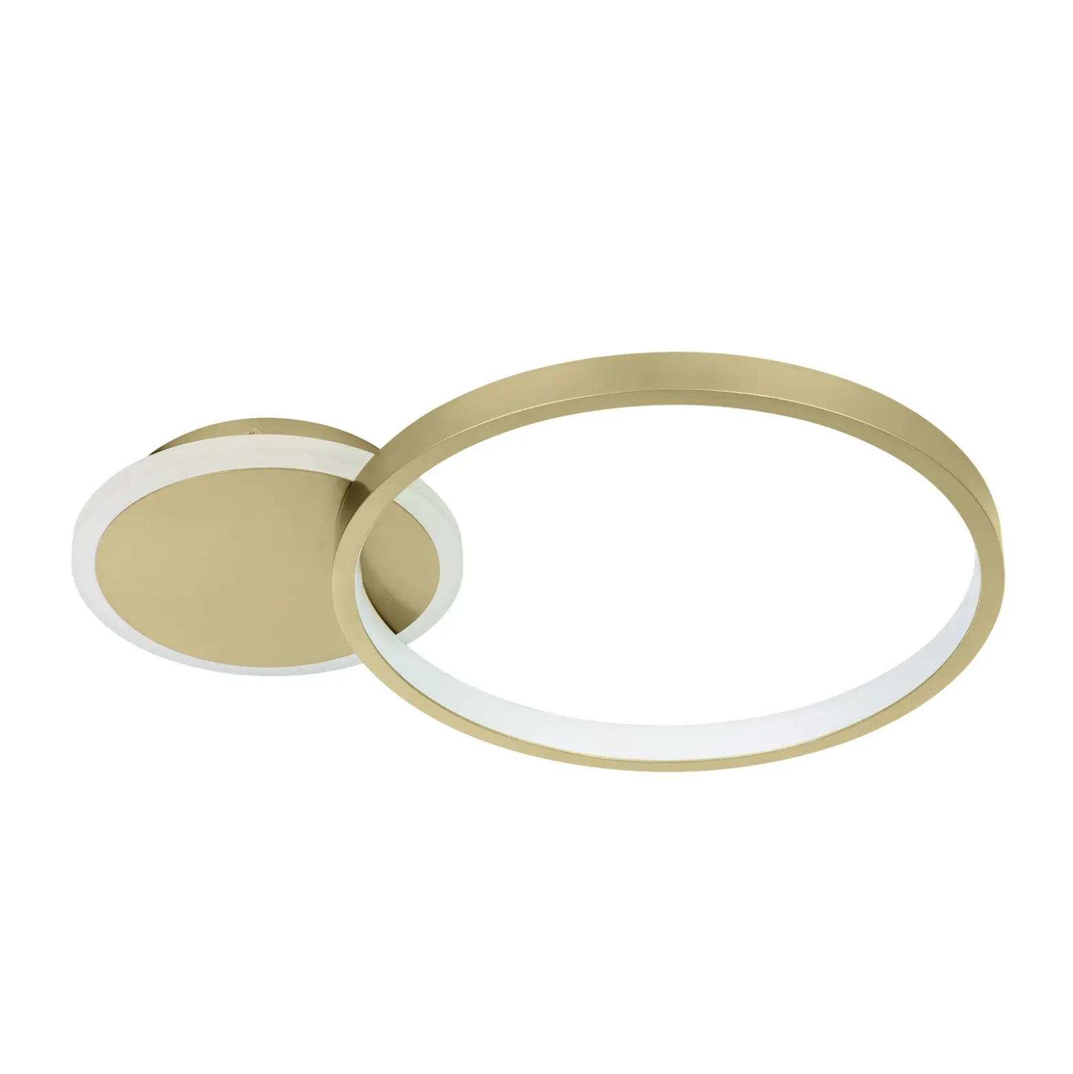 Lámpara LED de techo Gafares, oro, aluminio, 41 cm control remoto CCT