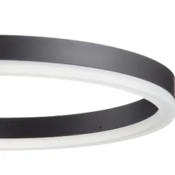 Lámpara LED de techo Giotto, 2 luces, negro