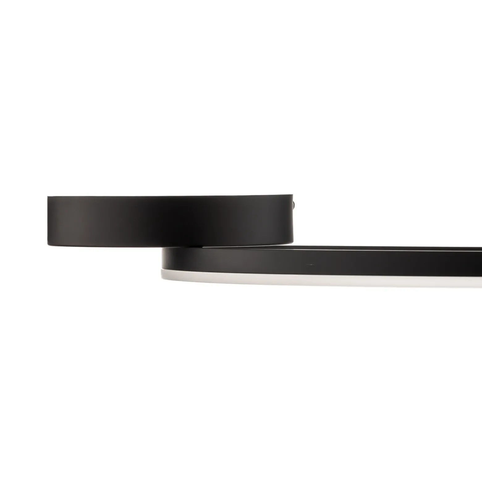 Lámpara LED de techo Giotto, 1 luz, negro