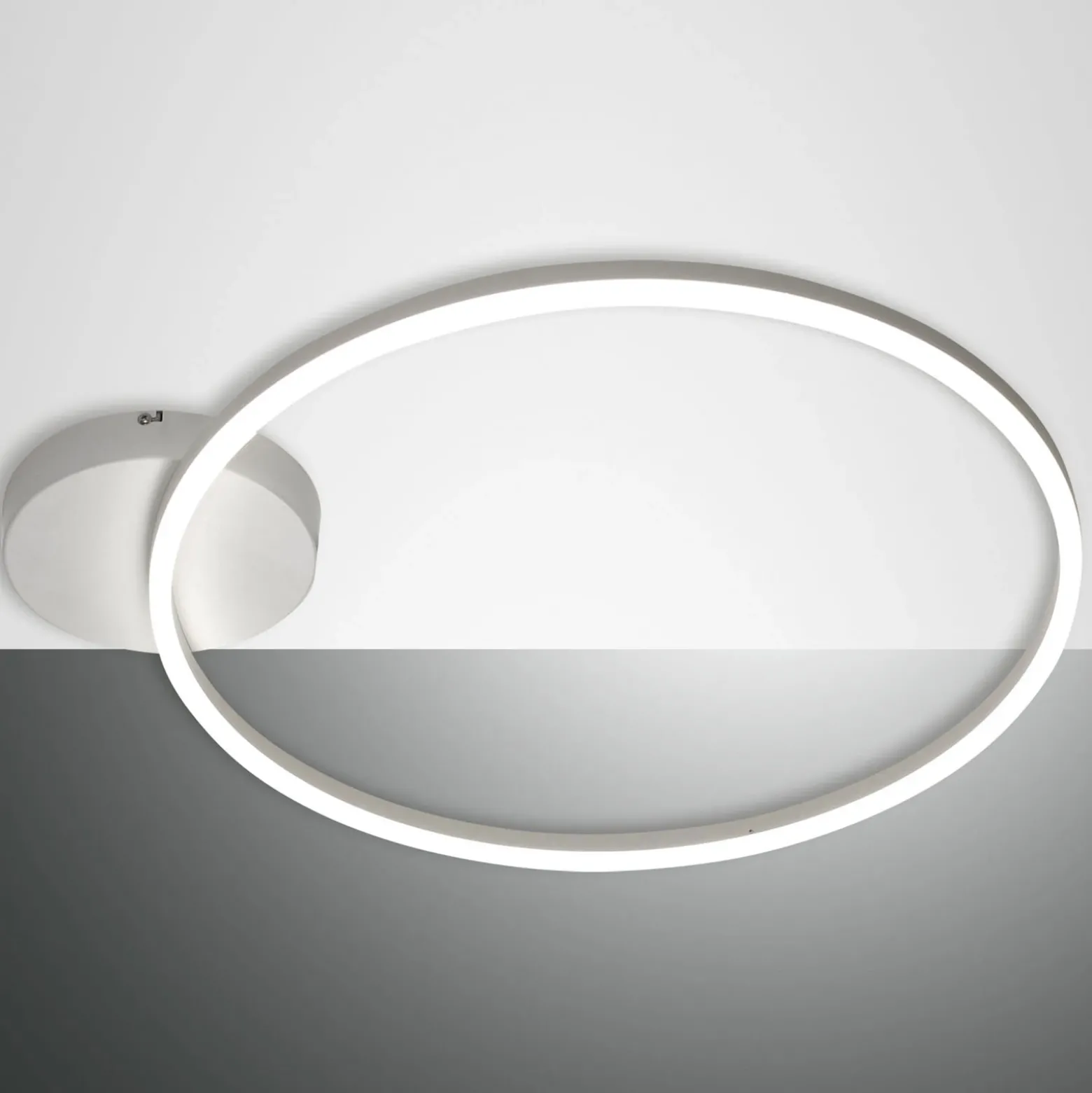 Lámpara LED de techo Giotto, 1 luz, blanco