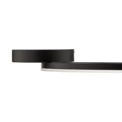 Lámpara LED de techo Giotto, 1 luz, negro