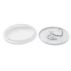 Lámpara LED de techo Glamo de Lindby, Ø 39 cm, cromo, blanco, IP44
