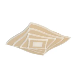 Lámpara LED de techo HERO, arena, 40 x 40 cm, control remoto, CCT atenuable