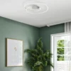 Lámpara LED de techo HOLY, níquel, Ø 68 cm, control remoto, CCT