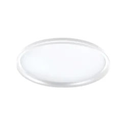 Lámpara LED de techo Isy, blanca, Ø 55 cm, metal, CCT, atenuable