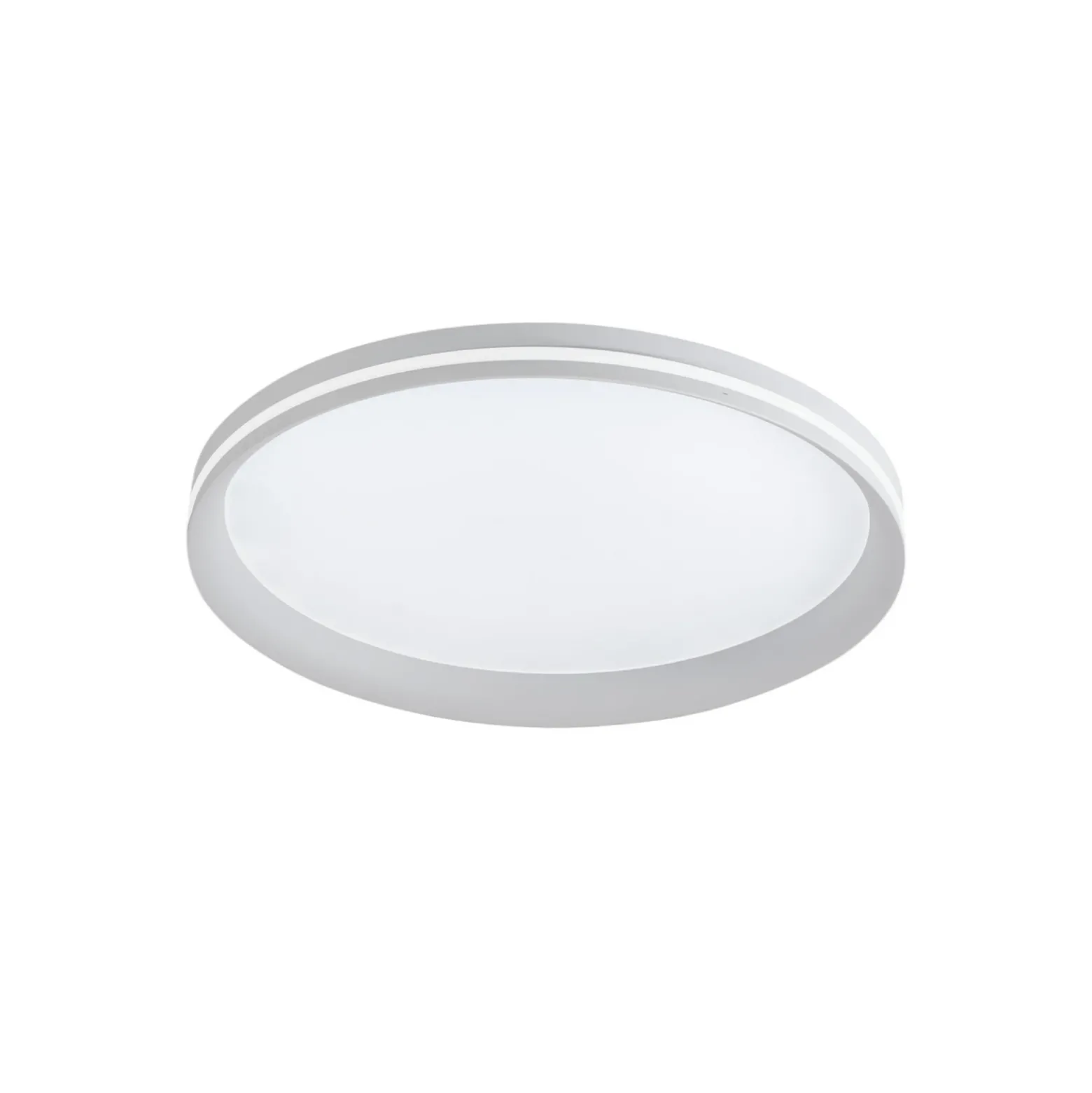 Lámpara LED de techo Isy, blanca, Ø 45 cm, metal, CCT, atenuable