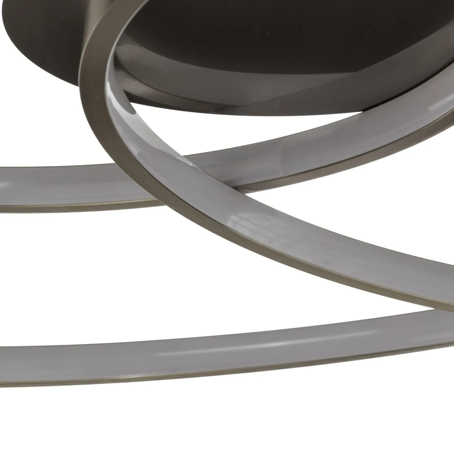 Lámpara LED de techo Joline de Lindby, Ø 60 cm, color níquel, metal