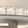 Lámpara LED de techo Joline de Lindby, Ø 45 cm, cristales, metal