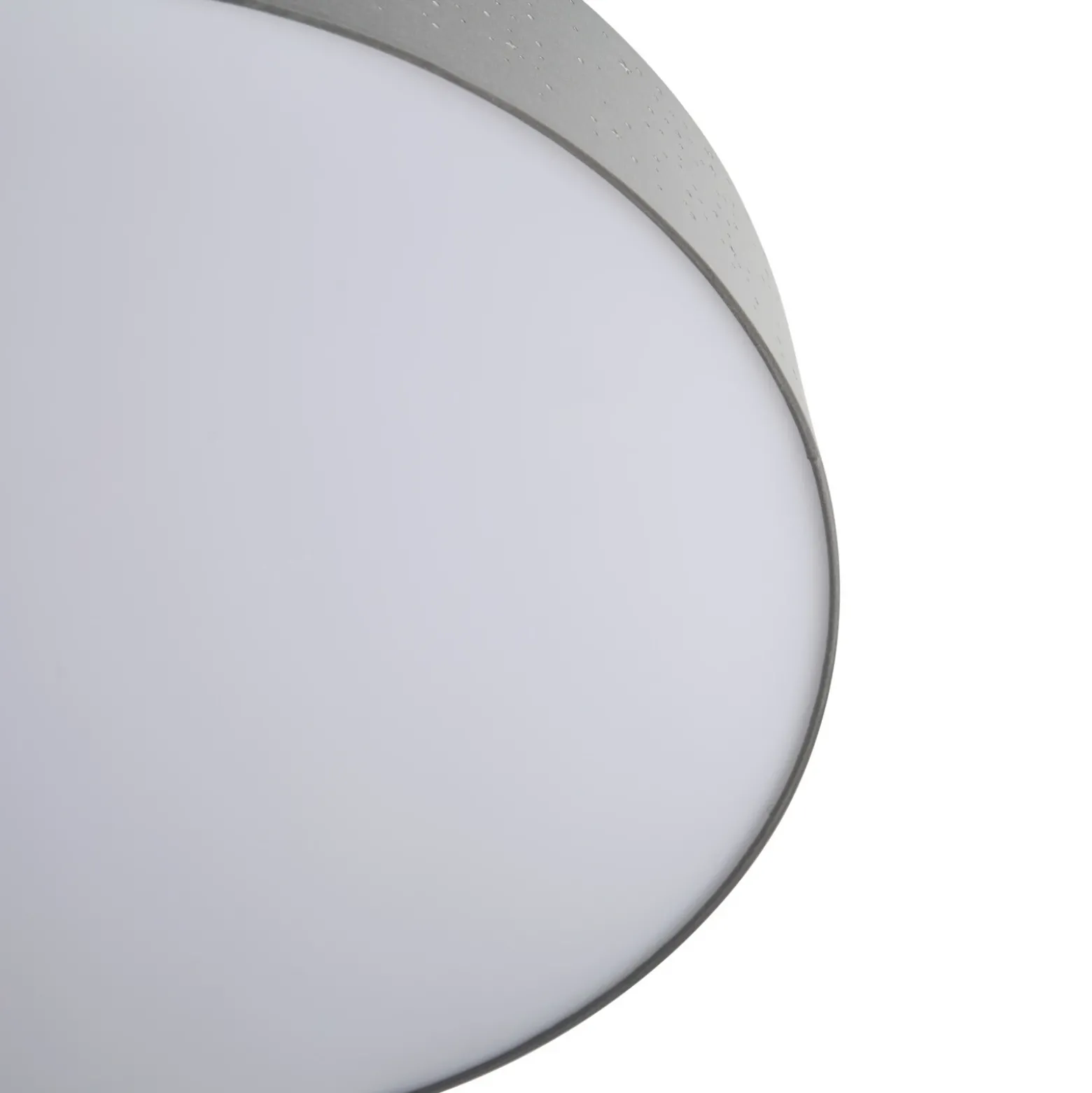 Lámpara LED de techo Lindby Ellamina, 60 cm, gris claro, textil