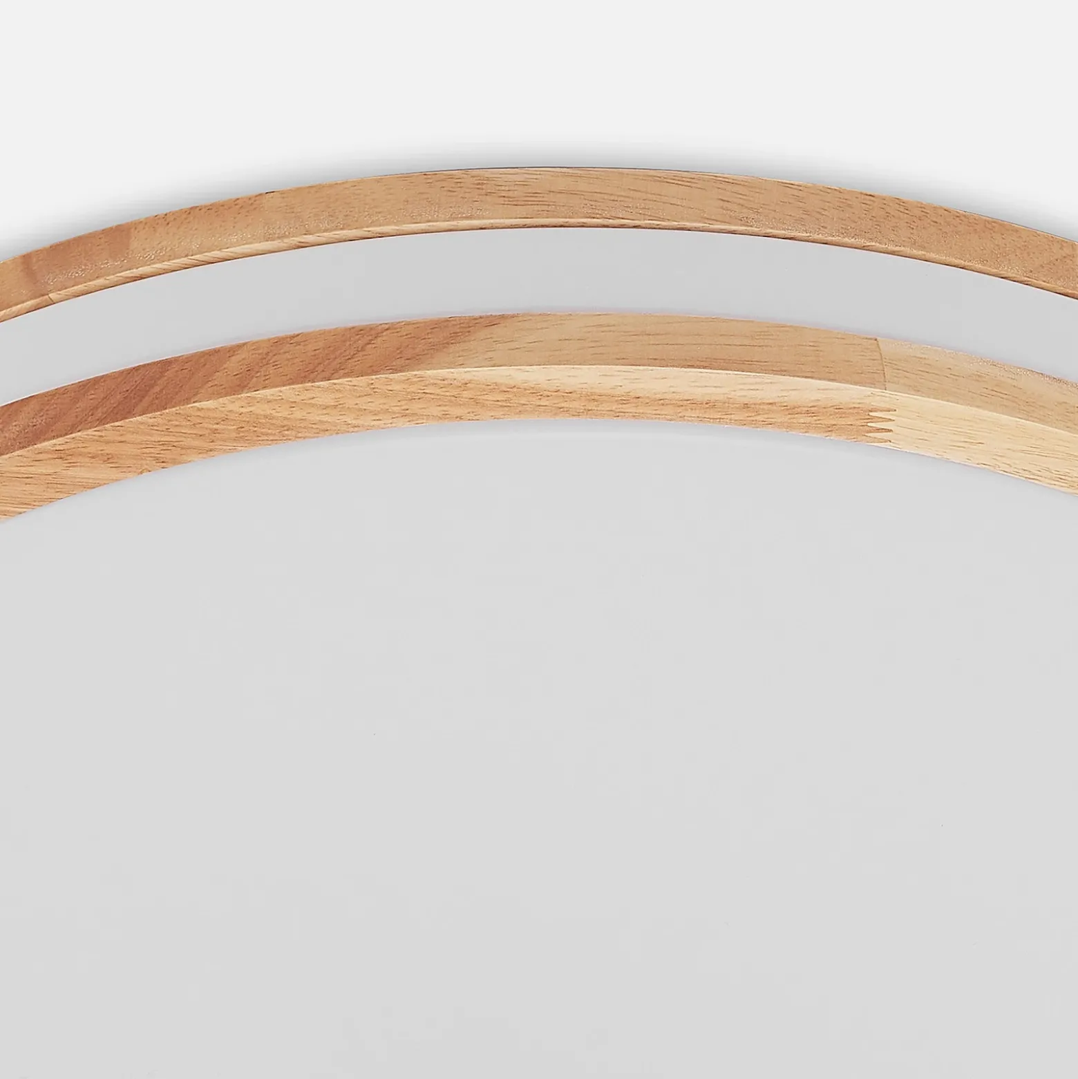 Lámpara LED de techo Lindby Emiva, 50 cm, madera clara, CCT