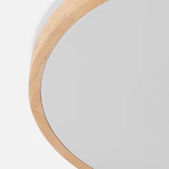 Lámpara LED de techo Lindby Emiva, Ø 49 cm, CCT, madera