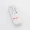 Lámpara LED de techo Lindby Fjardo, angular, plata, CCT, control remoto