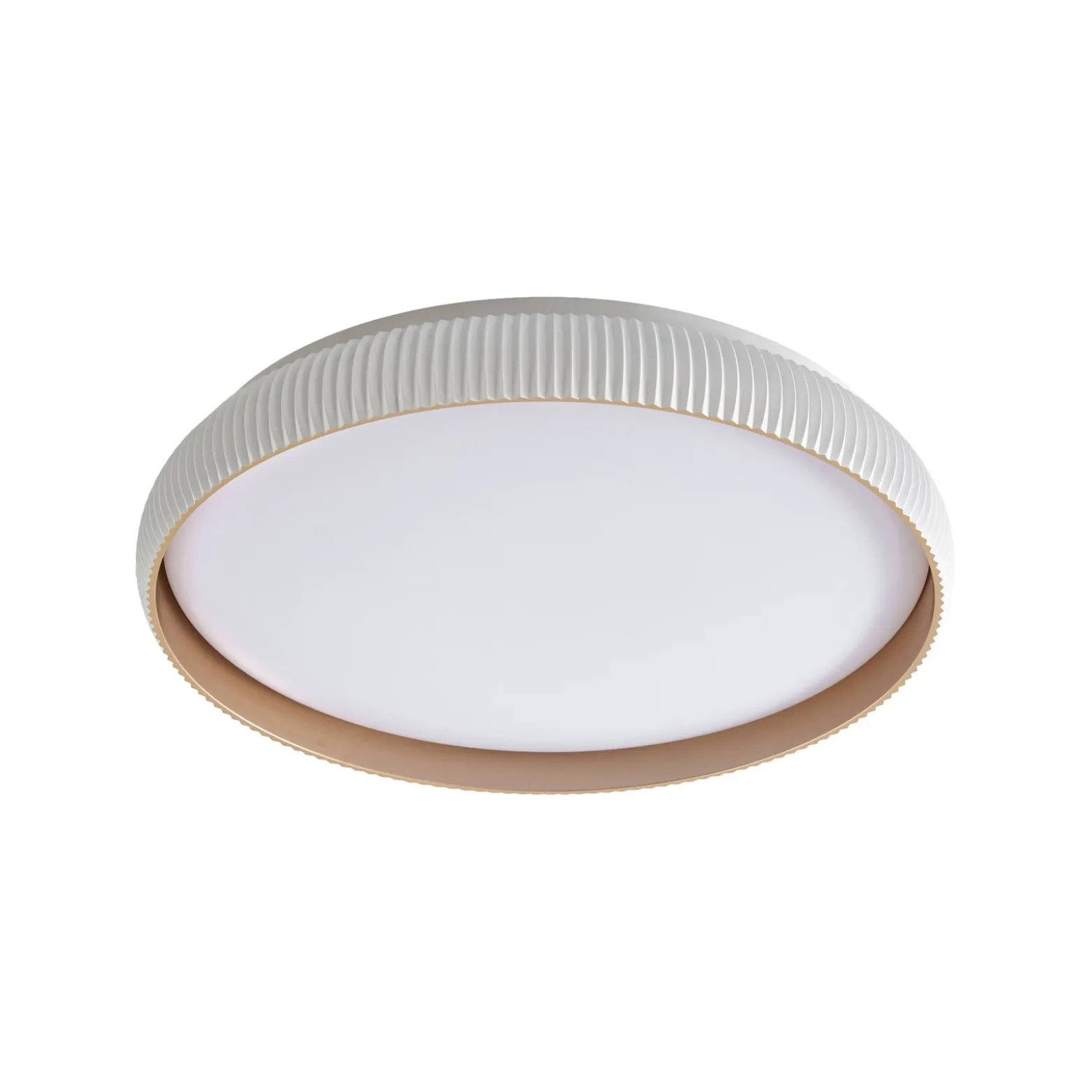 Lámpara LED de techo Lindby Jovian, blanca, Ø 40 cm, CCT, atenuable