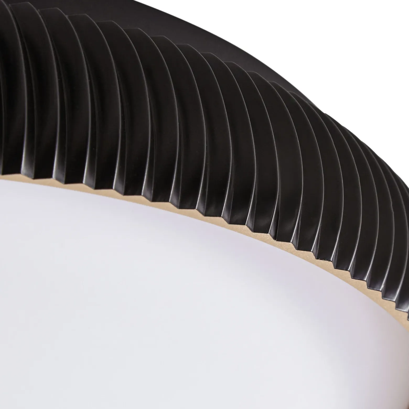 Lámpara LED de techo Lindby Jovian, negra, Ø 40 cm, CCT, atenuable