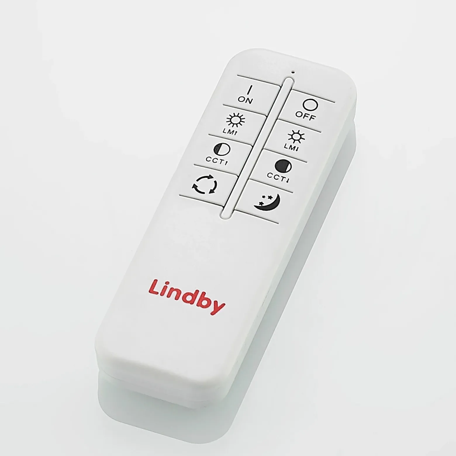 Lámpara LED de techo Lindby Lanira, Ø 60 cm, madera, control remoto, CCT
