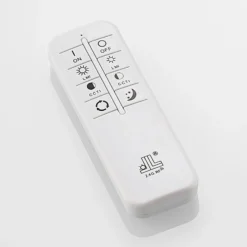 Lámpara LED de techo Lindby Lorand, cristales, CCT, control remoto