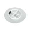 Lámpara LED de techo Lindby Narima, 4.000 K, Ø 50 cm, plata
