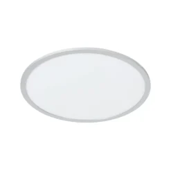 Lámpara LED de techo Lindby Narima, 4.000 K, Ø 50 cm, plata
