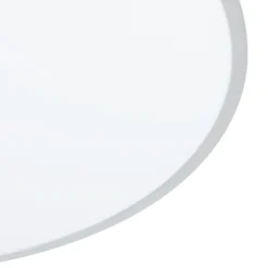 Lámpara LED de techo Lindby Narima, 4.000 K, Ø 100 cm, plata