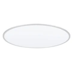 Lámpara LED de techo Lindby Narima, 4.000 K, Ø 100 cm, plata