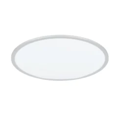 Lámpara LED de techo Lindby Narima, CCT, Ø 60 cm, plata