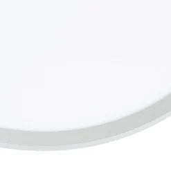Lámpara LED de techo Lindby Narima, 4.000 K, Ø 50 cm, plata