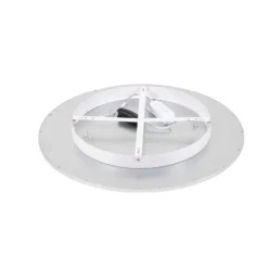 Lámpara LED de techo Lindby Narima, 4.000 K, Ø 60 cm, plata