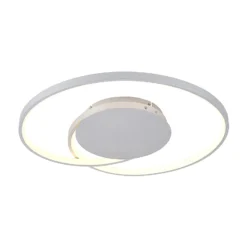 Lámpara LED de techo Lucande Enesa, 63 cm, CCT, control remoto, atenuable