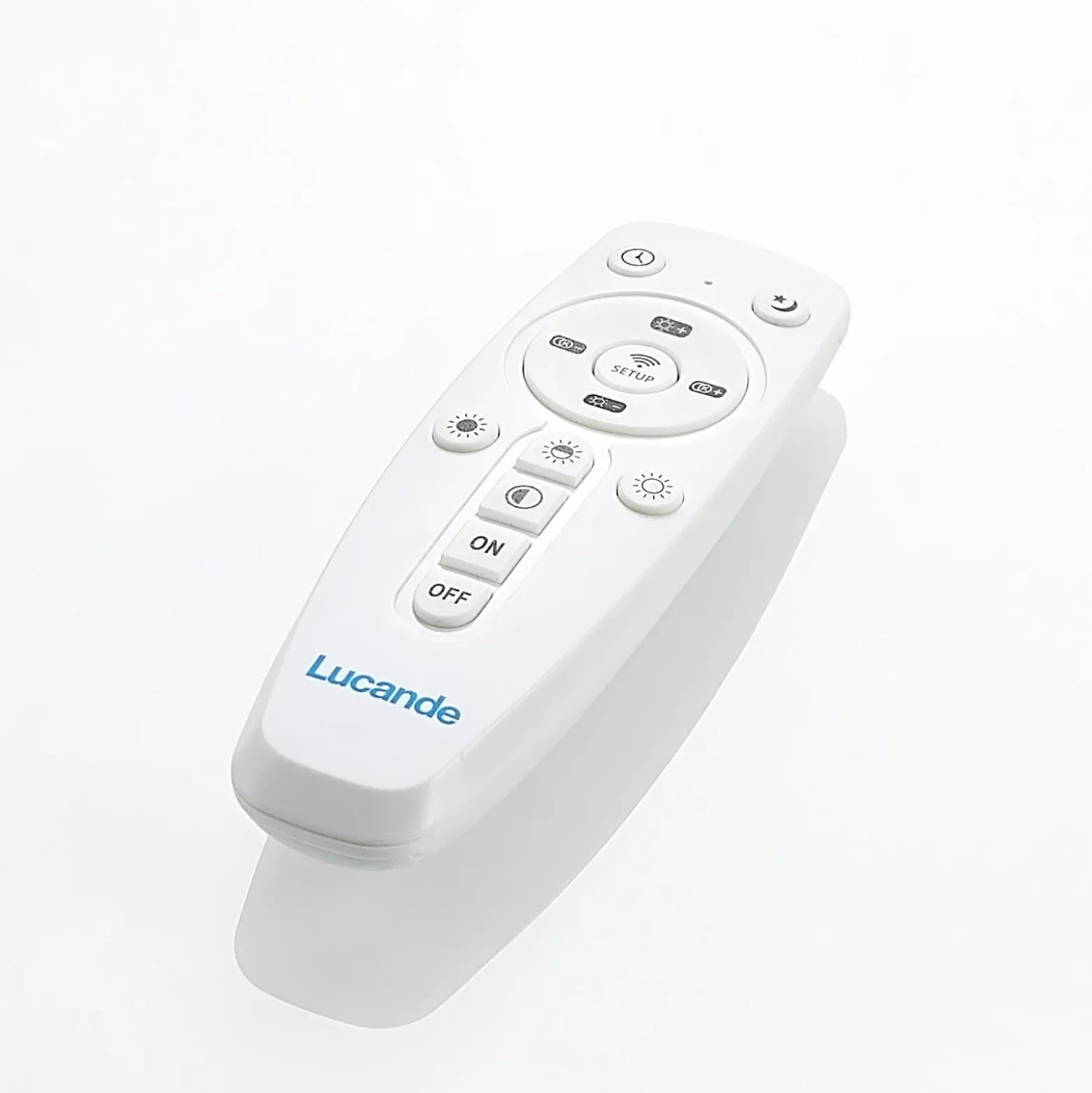 Lámpara LED de techo Lucande Enesa, 63 cm, CCT, control remoto, atenuable