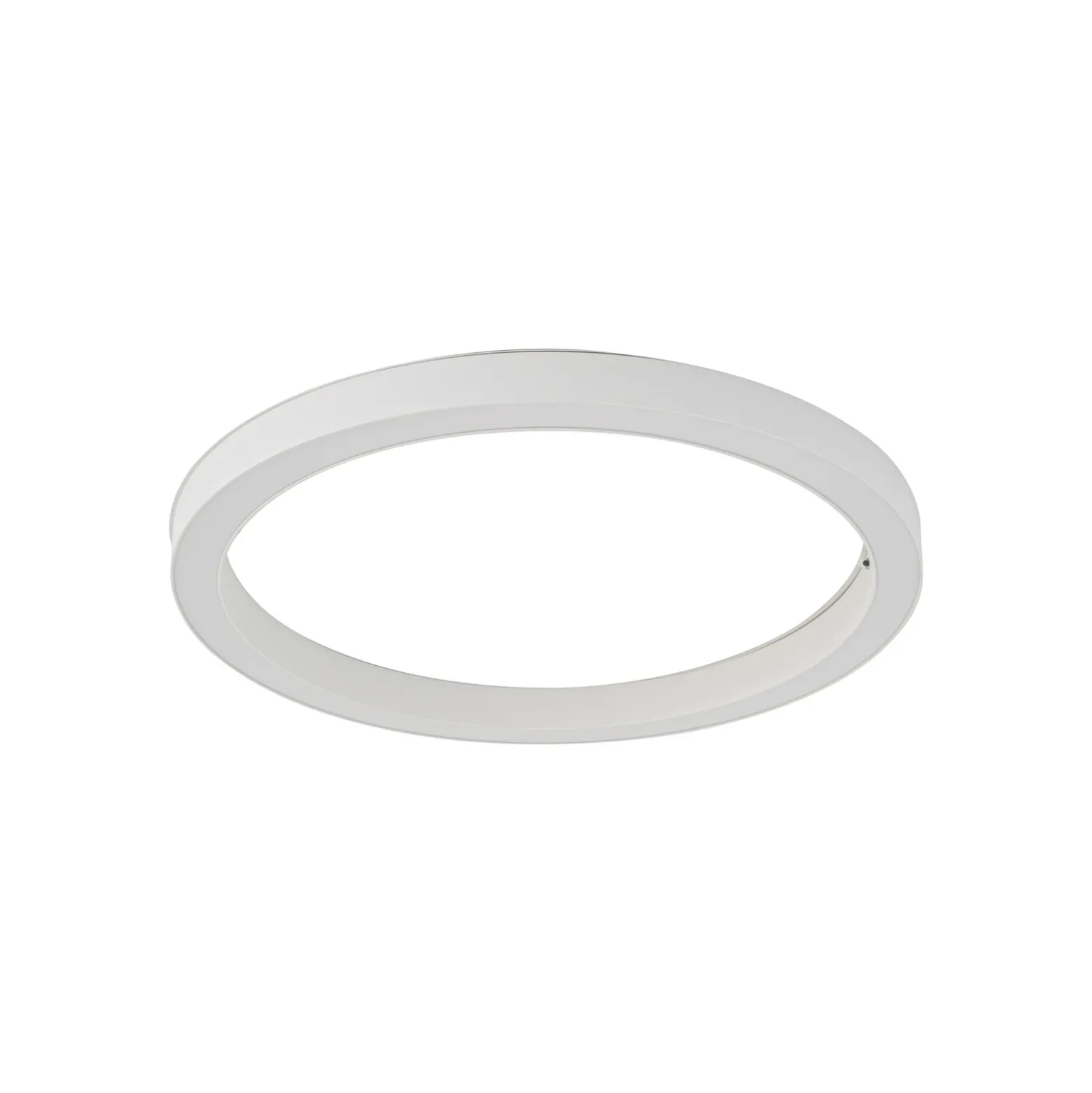 Lámpara LED de techo Lucande Neor, blanca, Ø 60 cm, CCT, atenuable