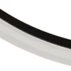 lámpara LED de techo Lucande Orven, negro/mármol, Ø 50 cm, atenuable.