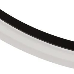 lámpara LED de techo Lucande Orven, negro/mármol, Ø 50 cm, atenuable.