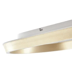 Lámpara LED de techo Lucande Rylan, 112 cm, latón, atenuable, CCT