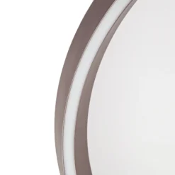 Lámpara LED de techo Lucande Rylan, marrón, Ø 62 cm, atenuable, CCT