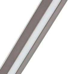 Lámpara LED de techo Lucande Rylan, 112 cm, marrón, atenuable, CCT