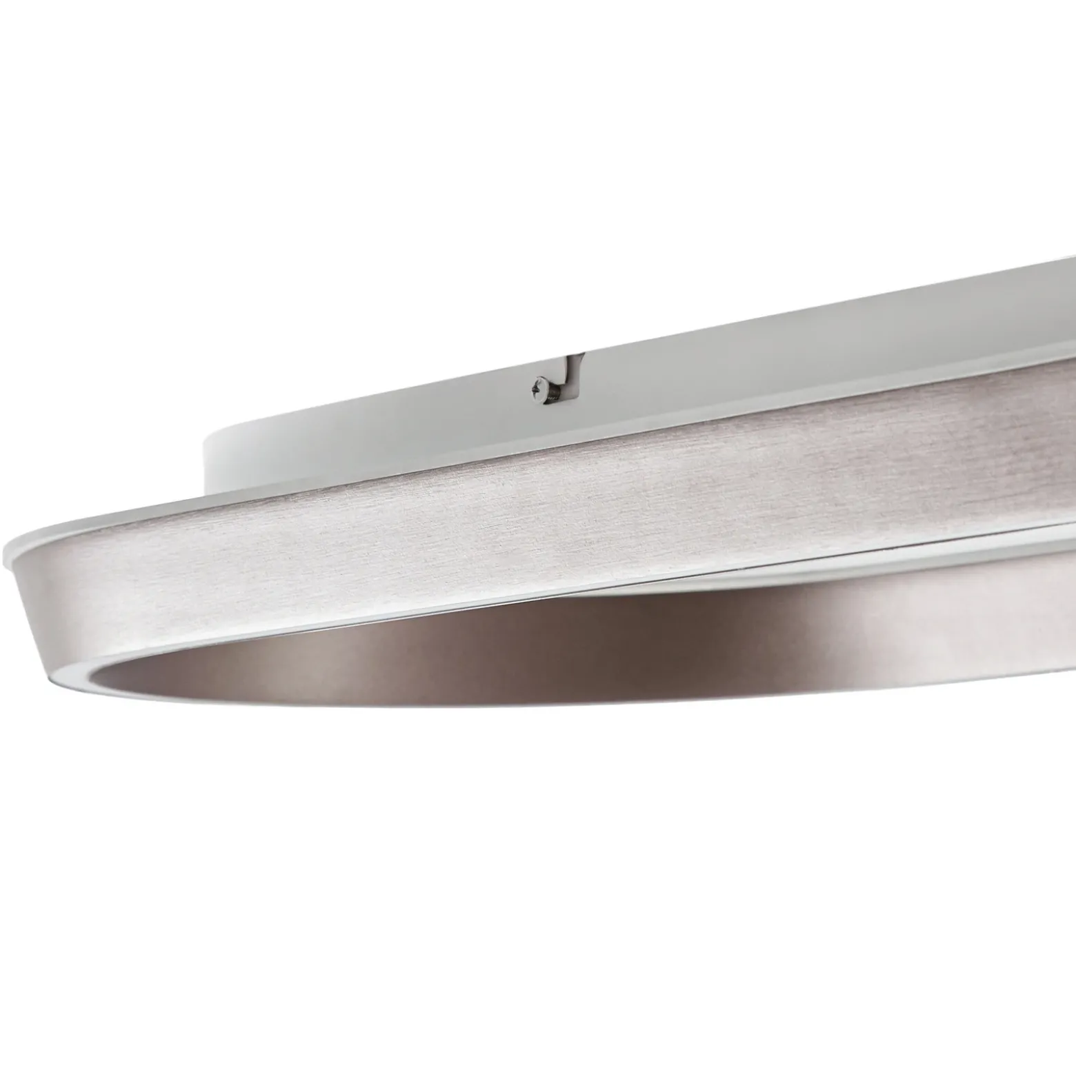 Lámpara LED de techo Lucande Rylan, 112 cm, marrón, atenuable, CCT