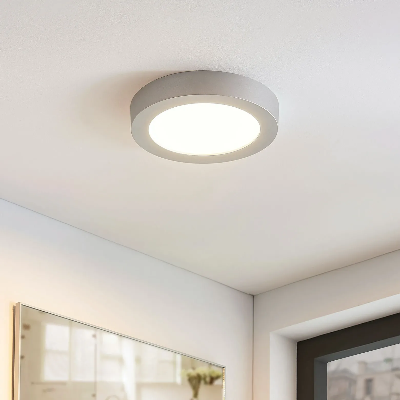 Lámpara LED de techo Marlo 3000K redonda 25,2cm