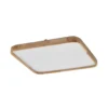 Lámpara LED de techo ORBIS ALICIA de OSRAM, 50 x 50 cm, madera, ClickDim