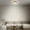 Lámpara LED de techo ORBIS MARIANO de OSRAM, madera/blanco, Ø 41 cm, atenuable