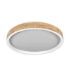 Lámpara LED de techo ORBIS MARIANO de OSRAM, madera/blanco, Ø 51 cm, atenuable