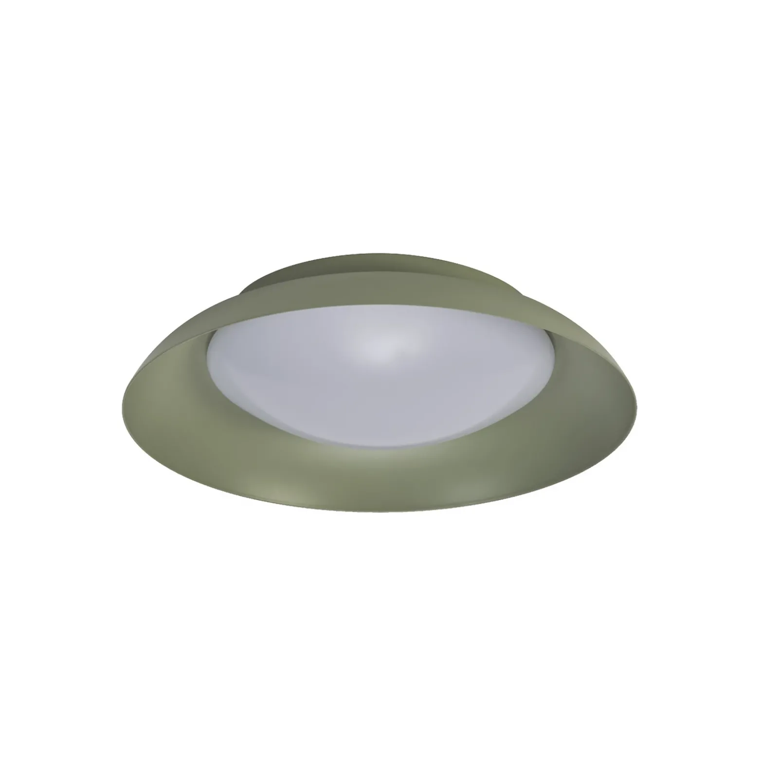 Lámpara LED de techo ORBIS PLATE de OSRAM, verde, Ø 31 cm, clickdim