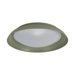 Lámpara LED de techo ORBIS PLATE de OSRAM, verde, Ø 48 cm, clickdim