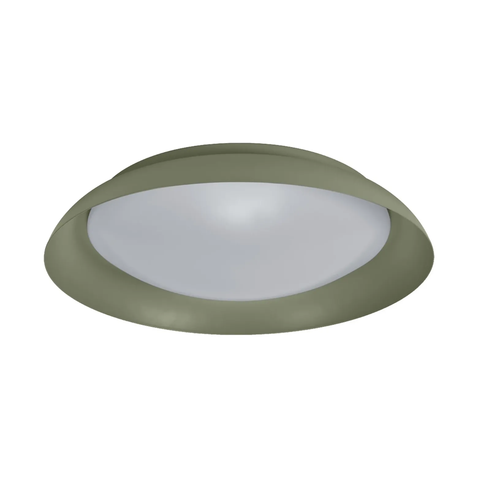Lámpara LED de techo ORBIS PLATE de OSRAM, verde, Ø 48 cm, clickdim
