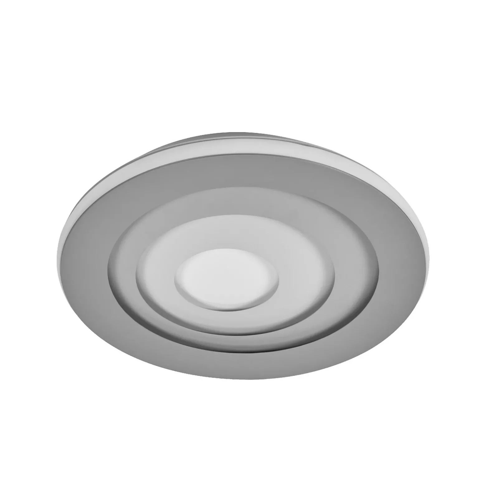 Lámpara LED de techo ORBIS SPIRAL de OSRAM, Ø 37 cm, gris, clickdim
