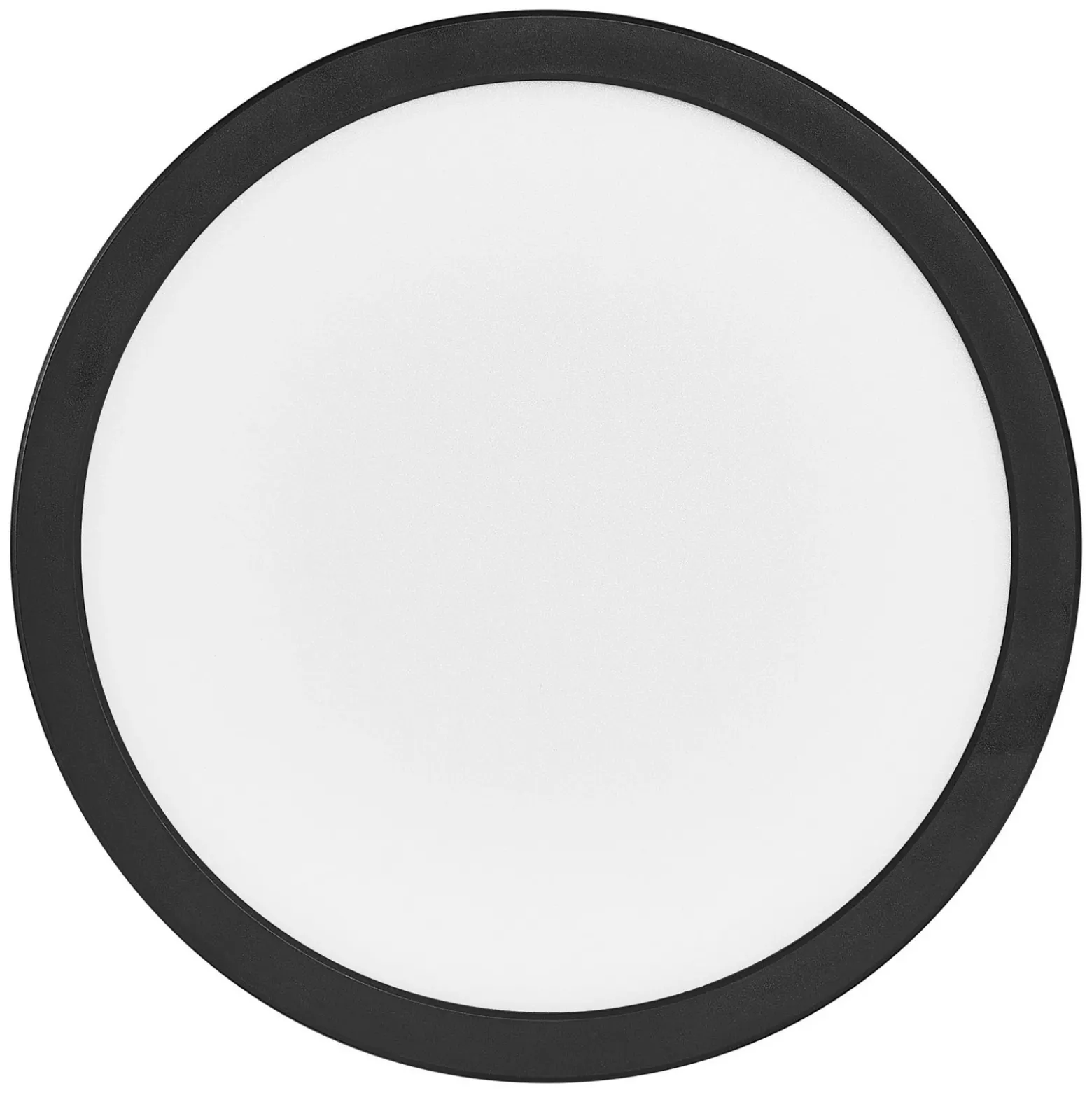 Lámpara LED de techo ORBIS ULTRA SLIM de OSRAM, negra, Ø 24 cm atenuable