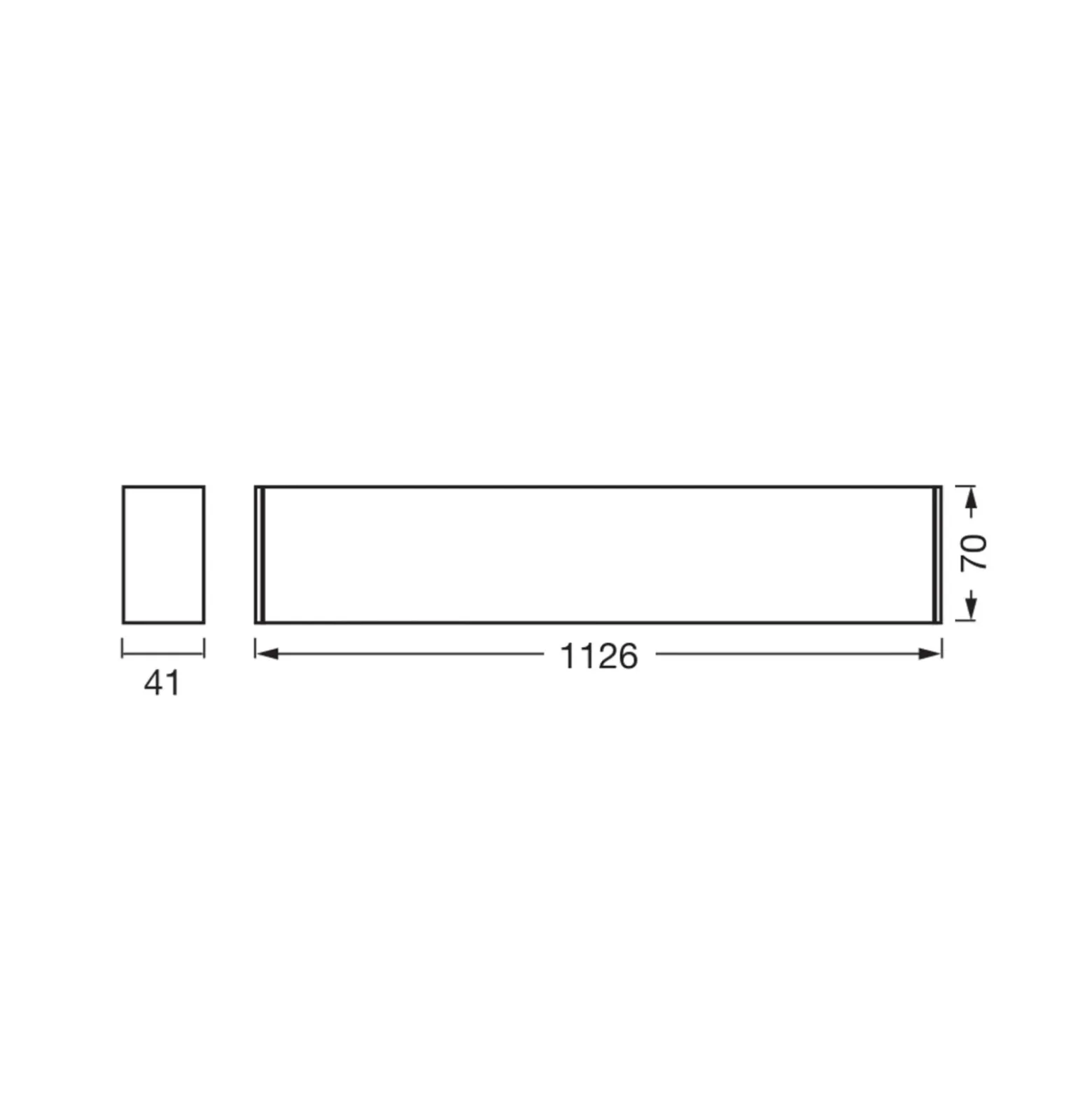 Lámpara LED de techo OSRAM Office line Cuboid negro 4000 K atenuable
