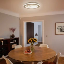 Lámpara LED de techo OSRAM ORBIS SPIRAL ROUND, Ø 51 cm, blanca 42 W