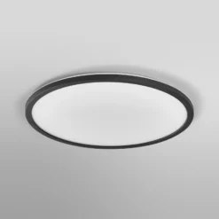 Lámpara LED de techo OSRAM ORBIS ULTRA SLIM, negro, Ø 40 cm atenuable