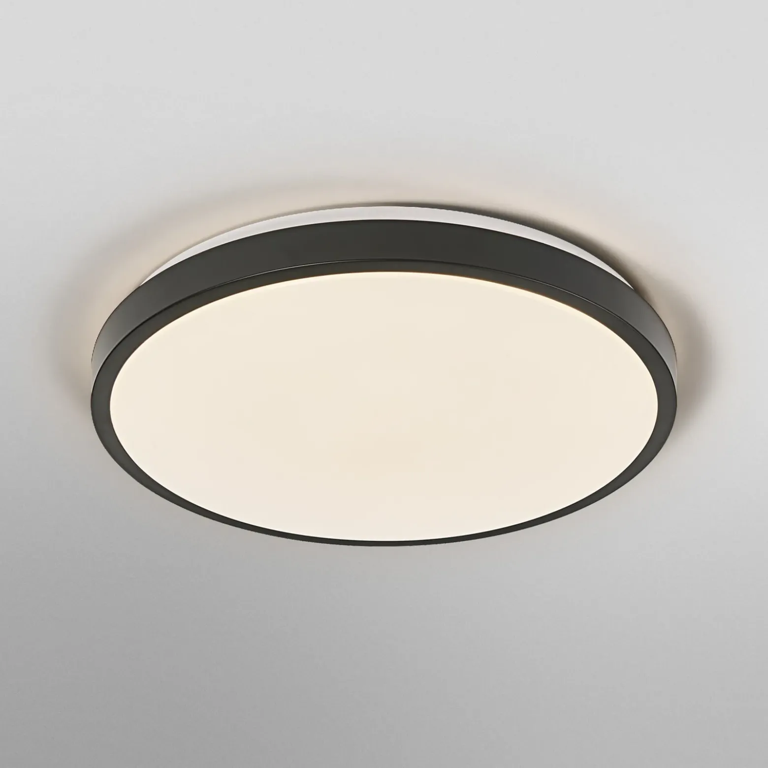 Lámpara LED de techo OSRAM ORBIS LONDON, negra, Ø 48 cm, metal