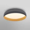 Lámpara LED de techo OSRAM ORBIS LIVIA, Ø 52 cm, gris, metal atenuable